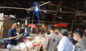 207 Pedagang Pasar Kutabumi Kabupaten Tangerang Kena SP 1 dari Satpol PP